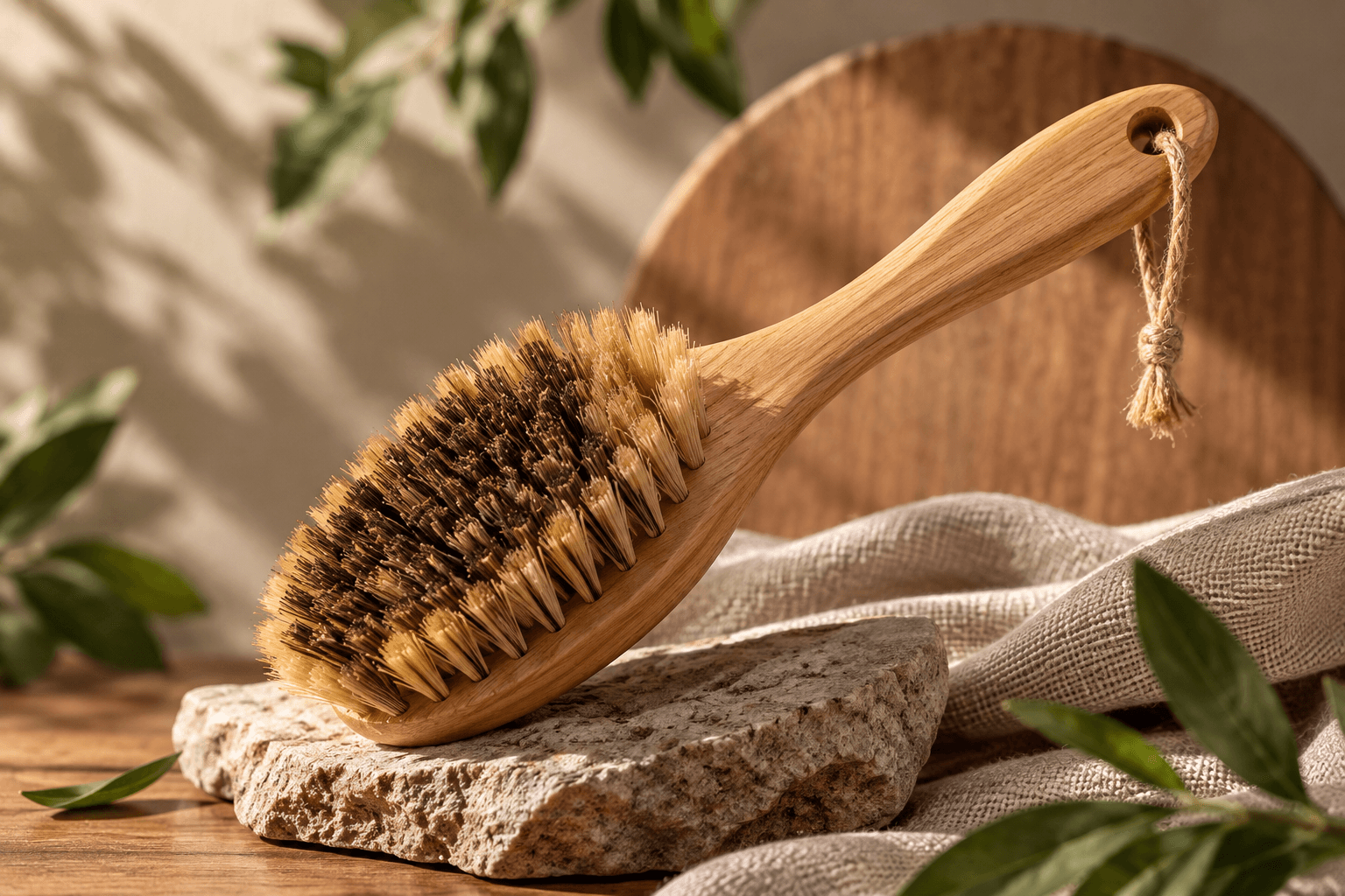 Ergonomic Coconut core Bottle Brush