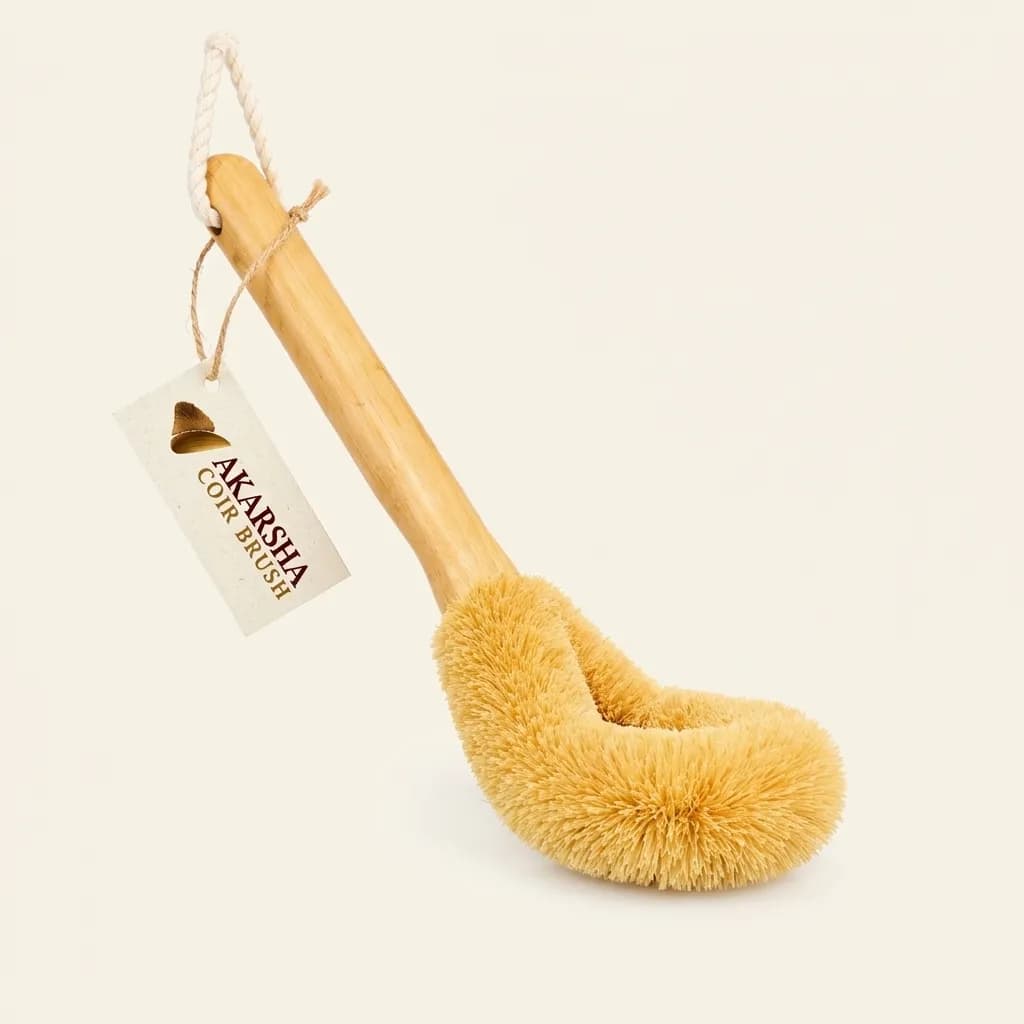 Natural Coir Kitchen Scrubbing Brush – AB012 - View 1